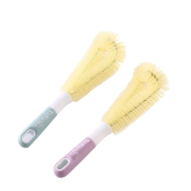 杯刷清洗水杯瓶刷水瓶暖壶开水壶长柄清洁刷子 尼龙毛杯刷[长款]2个装