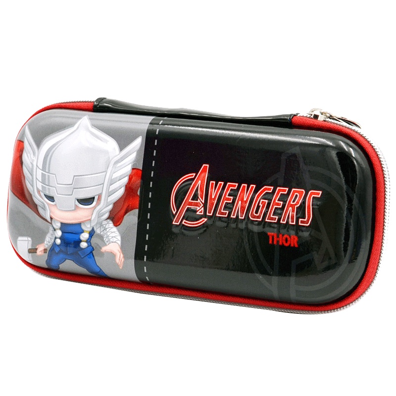 迪士尼(Disney)多功能笔盒EVA大容量男童文具盒小学生铅笔盒3D立体压模笔袋学习用品 MA8025Q版雷神横款