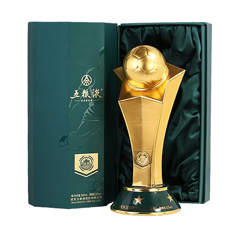 五粮液 万店浓香 世界杯纪念酒 52度 500ml 浓香型 白酒