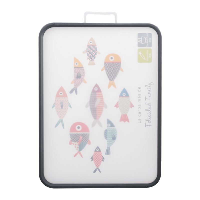 铂帝斯BODEUX厨具元素主题双面塑料菜板家用厨房砧板案板加厚防溢切水果切菜板