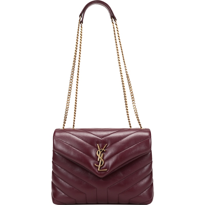 SAINT LAURENT 圣罗兰 女士皮革LOULOU手提单肩斜挎包小号 494699 DV727