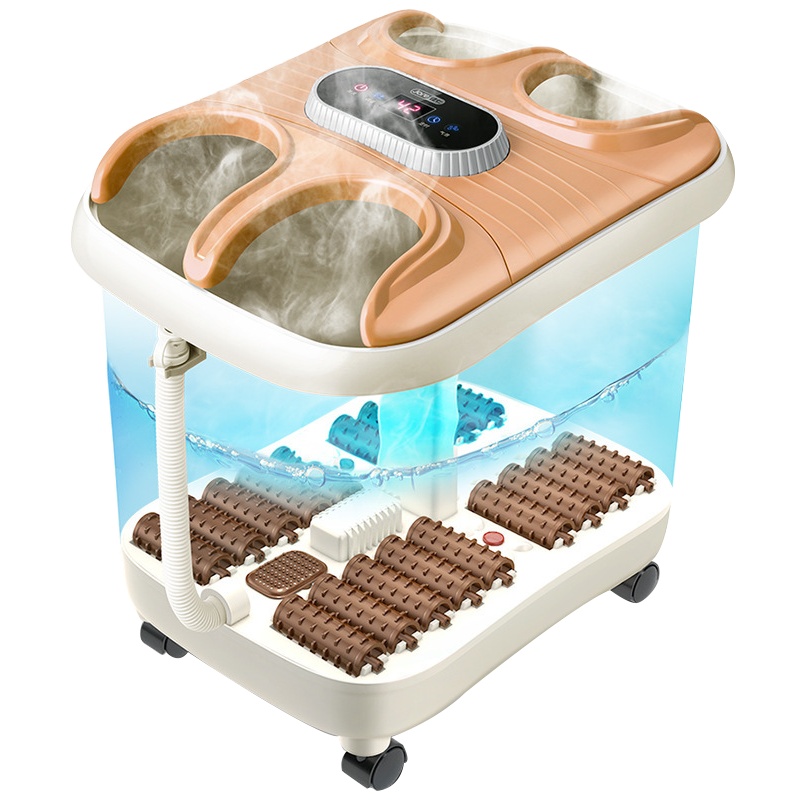 佳仁 390-9a 双人洗脚盆足浴盆按摩泡脚桶家用深桶加热足疗器熏蒸款