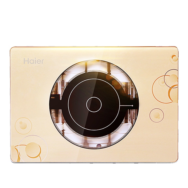 海尔净水器家用直饮厨房自来水过滤器六级精滤净水机超滤机HU102-5 全国免费上门安装