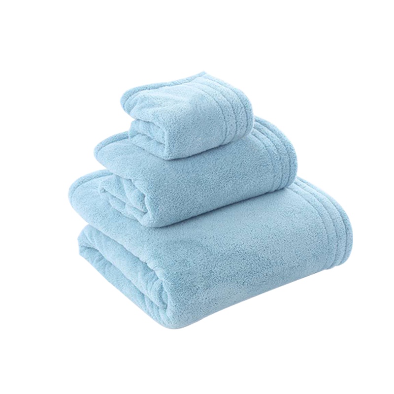 微米超柔组合巾面巾毛巾浴巾柔软触感吸水性强