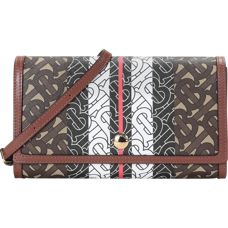 BURBERRY 博柏利 女款 环保帆布单肩斜挎包手拿包钱包 80204041