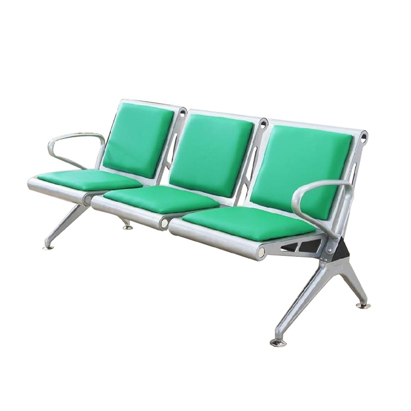 匡大 公共座椅排椅机场等待椅客厅等待排椅 卡其棕色三人位 KDGGY-1