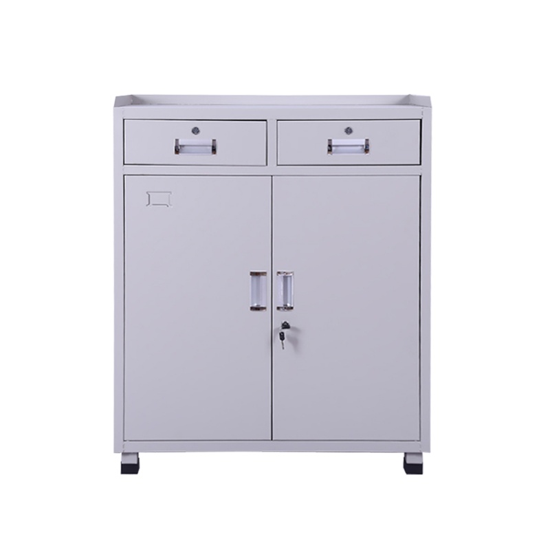 臻远车间工具柜 灰白二斗