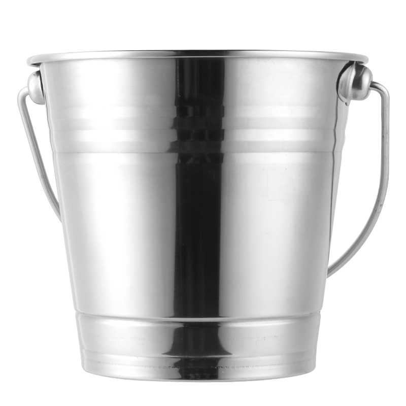 不锈钢加厚创意冰桶 KTV酒吧红酒啤酒香槟冰块粒桶创意时尚冰桶冰粒桶大号 LY-64