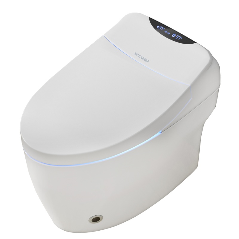 舜洁(soojee)全自动翻盖智能马桶一体式智能坐便器活水即热式电动11T2SG 即热