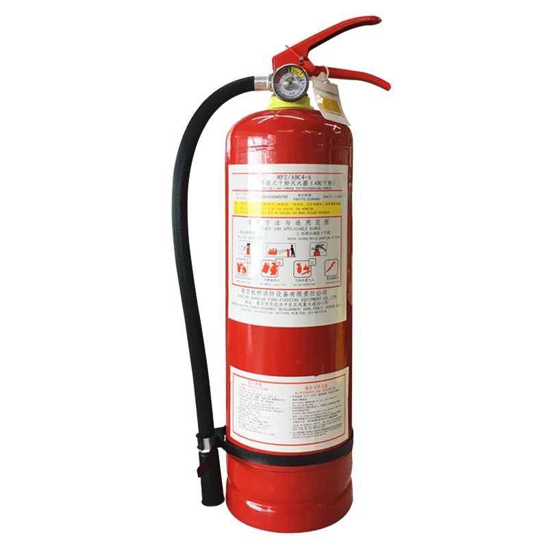 [51安居红色干粉灭火器4公斤]大货车年检 商用写字楼酒店仓库 厂房门面小吃店学校购物广场 医院消防检查消防器材