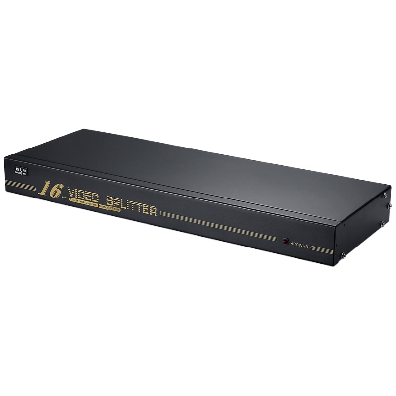 胜为(shengwei) VS-5016 铁壳16口配原装线 VGA分配器 单位:台<台>黑色 1分16分频器