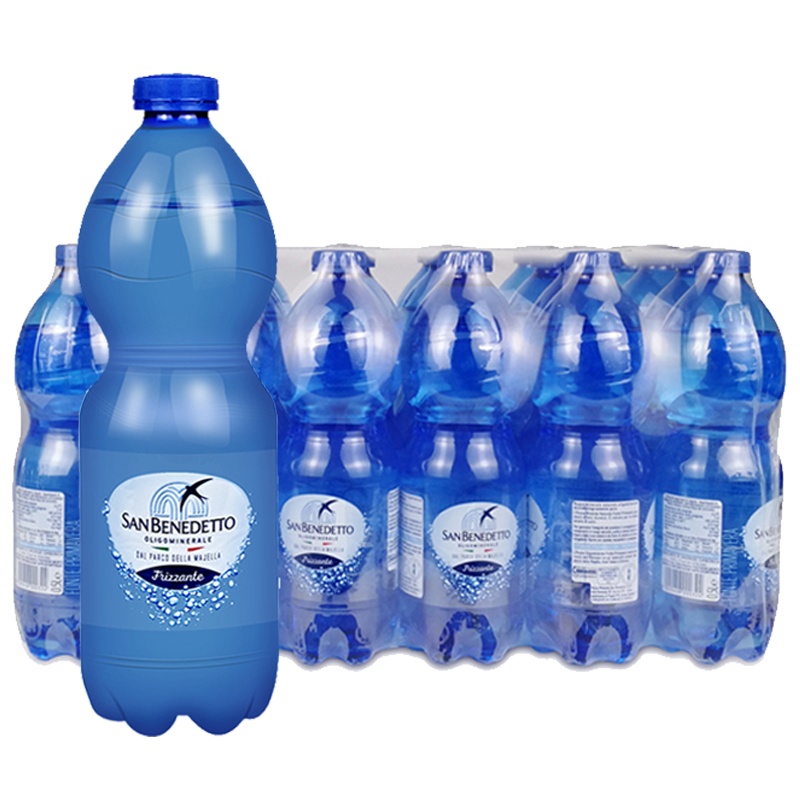 SAN BENDETTO 圣碧涛矿泉水500ml*24瓶(含气) 塑料瓶
