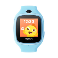 360(360) 儿童电话手表6S移动联通4G网络 防水防丢 多重定位 智能拍照 W701彩屏电话手表 天空蓝
