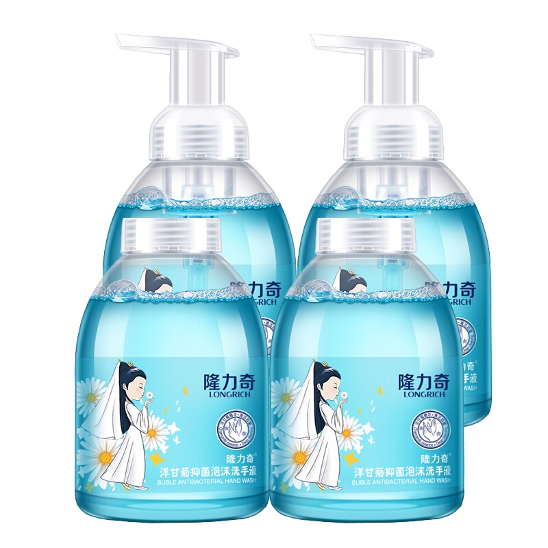 隆力奇 洋甘菊 泡沫洗手液500ml(4瓶装+瓶补)