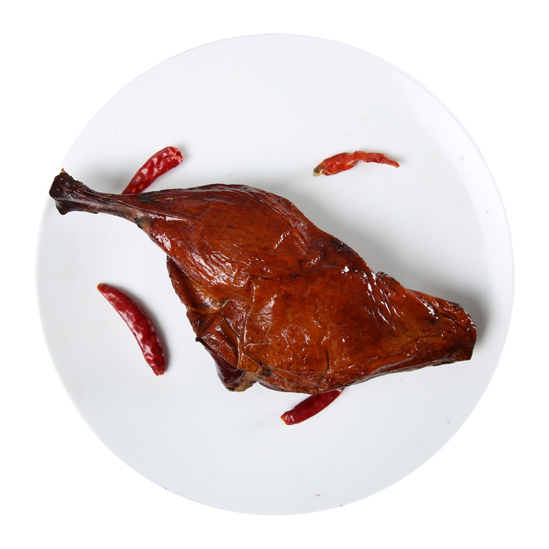宝湘坊 腊鸭腿1只农家自制咸鸭腊鸭江西板鸭湖南特产干货烟熏腊鸭腿