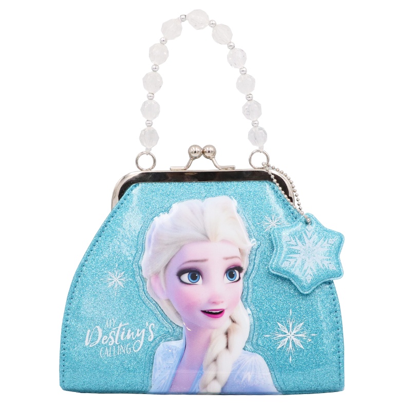 迪士尼DISNEY冰雪奇缘手提包蓝色FZ077-2