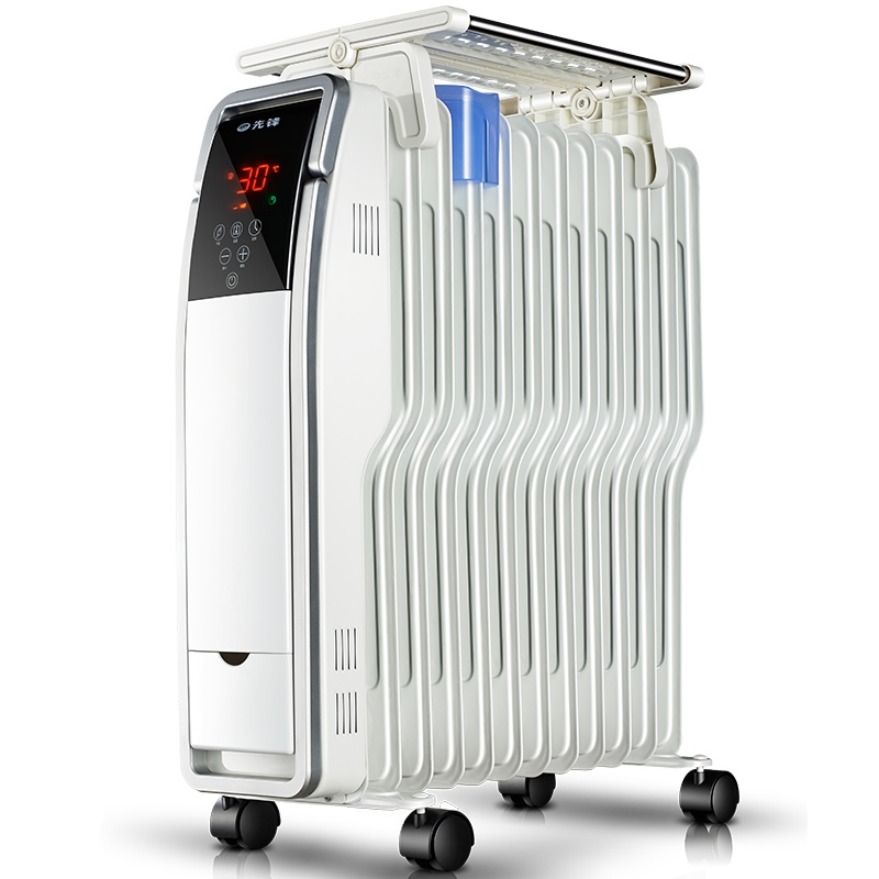 先锋取暖器12片S型电热油汀CY43SS-12 恒温电暖气片家用恒温节能加湿不干燥电暖器电暖气