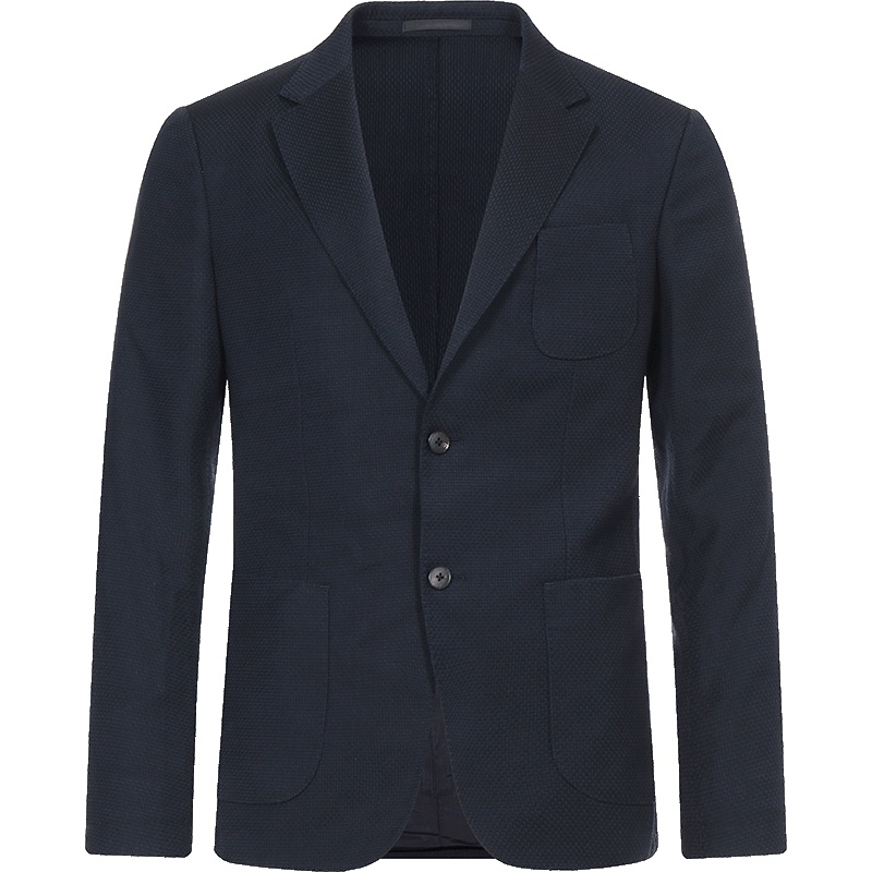 Z Zegna 杰尼亚 男士格纹羊毛西服上衣 1XPKG0