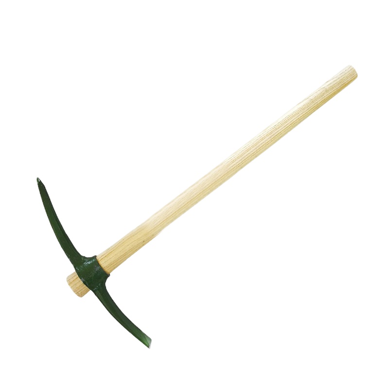 兵器库 抗洪救援防汛木柄铁镐 大军镐