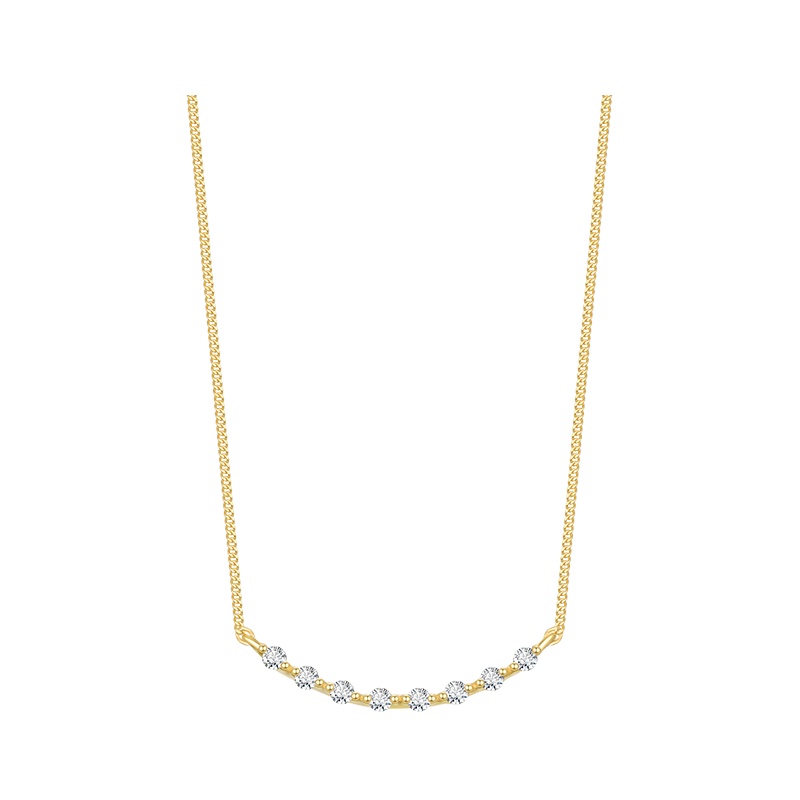 DTOTO 笑脸项链女潮网红925百搭纯银韩版锁骨链学生森系气质清新