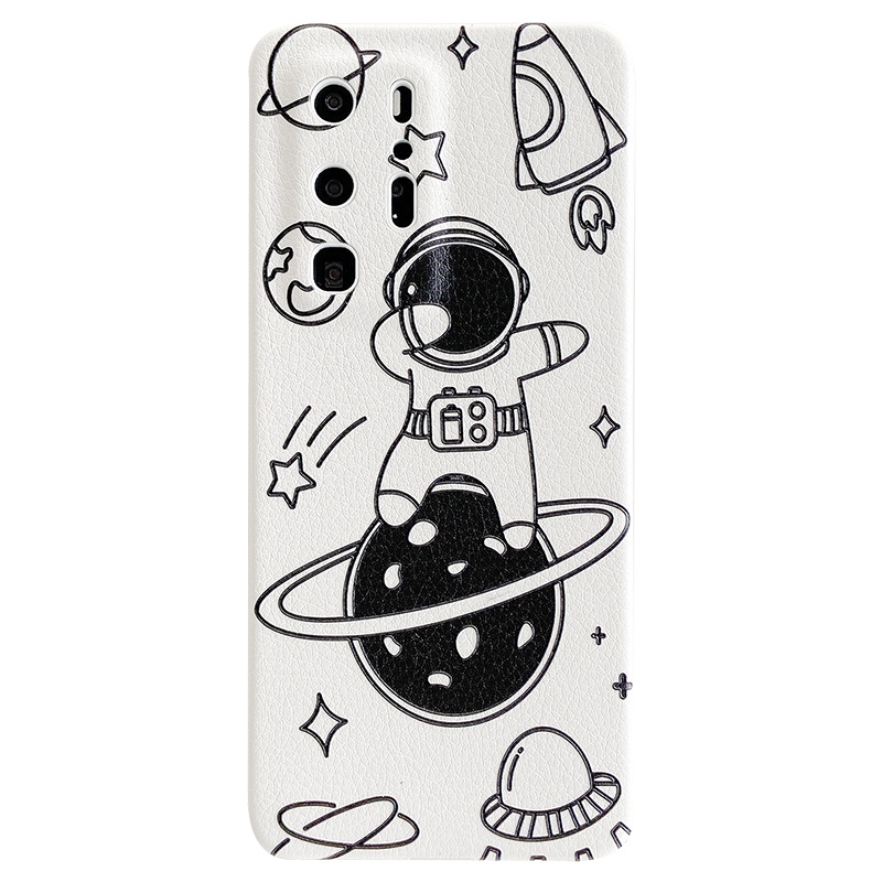 ASPOR华为卡通皮纹手机壳 华为P30/P40/P30pro/P40pro精准孔位防摔手感舒适镜头保护华为P系列