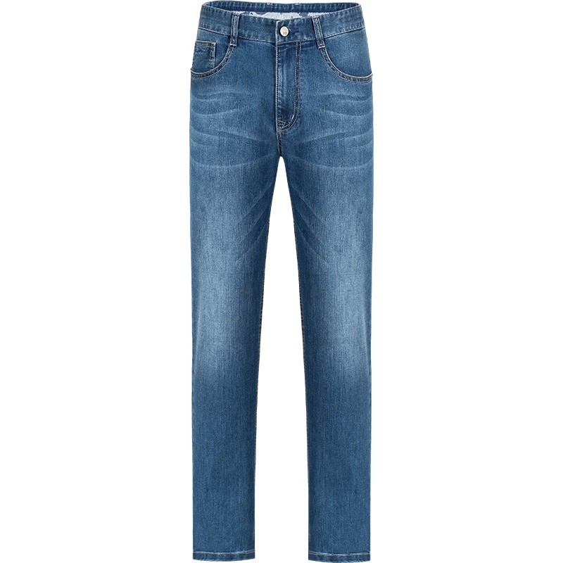 柒牌男装牛仔裤男2021春季直筒休闲男裤微弹男士裤子