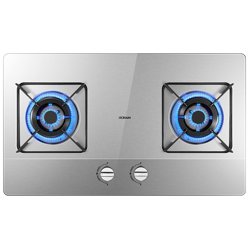 老板(Robam)4.1kW燃气灶自营双眼灶煤气灶单灶具燃气灶台嵌两用灶煤气炉不锈钢炉灶带熄火保护30G2(液化气灶)