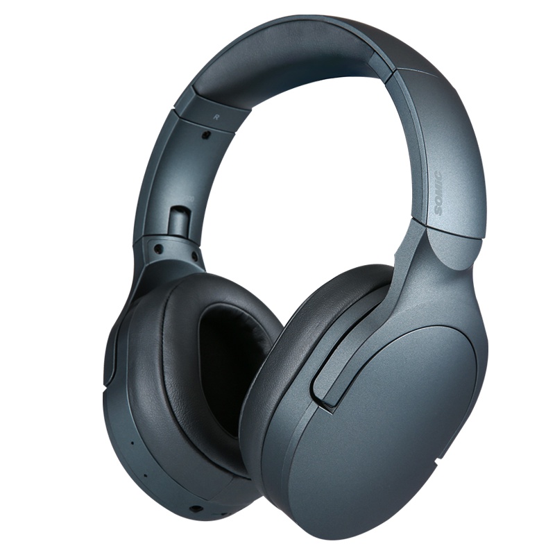 Somic/硕美科 SC2000BT便携式无线手机蓝牙音乐耳机头戴式跑步颈脖式入耳式智能HIFI带麦克风话筒暮光蓝