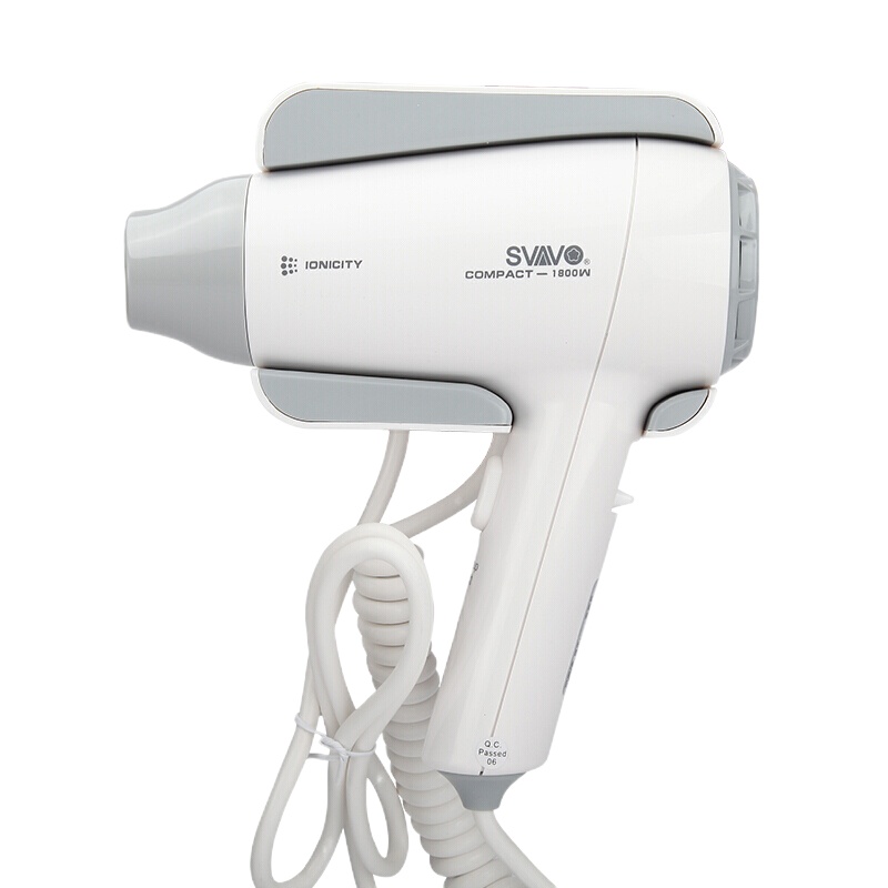 瑞沃(SVAVO)宾馆酒店浴室卫生间壁挂式电吹风机家用免打孔安装挂壁式干发器 PL-178[冷热切换][180