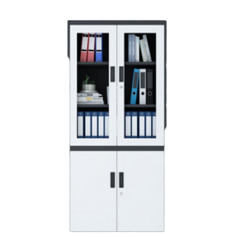 顶鸿DH-HY0443铁皮柜档案柜资料柜办公室矮柜加厚带锁抽屉储物柜 大器械1850高