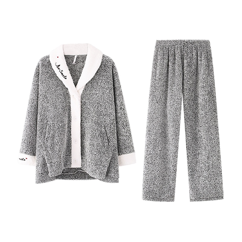 双色阳离子长袖女套装