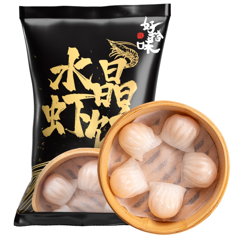 好拾味大号虾饺皇25g*12只 正宗港式早茶点心