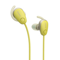 索尼(SONY) WI-SP600N 无线蓝牙运动跑步耳机 防水防汗降噪入耳式耳麦 重低音音乐运动耳 黄色