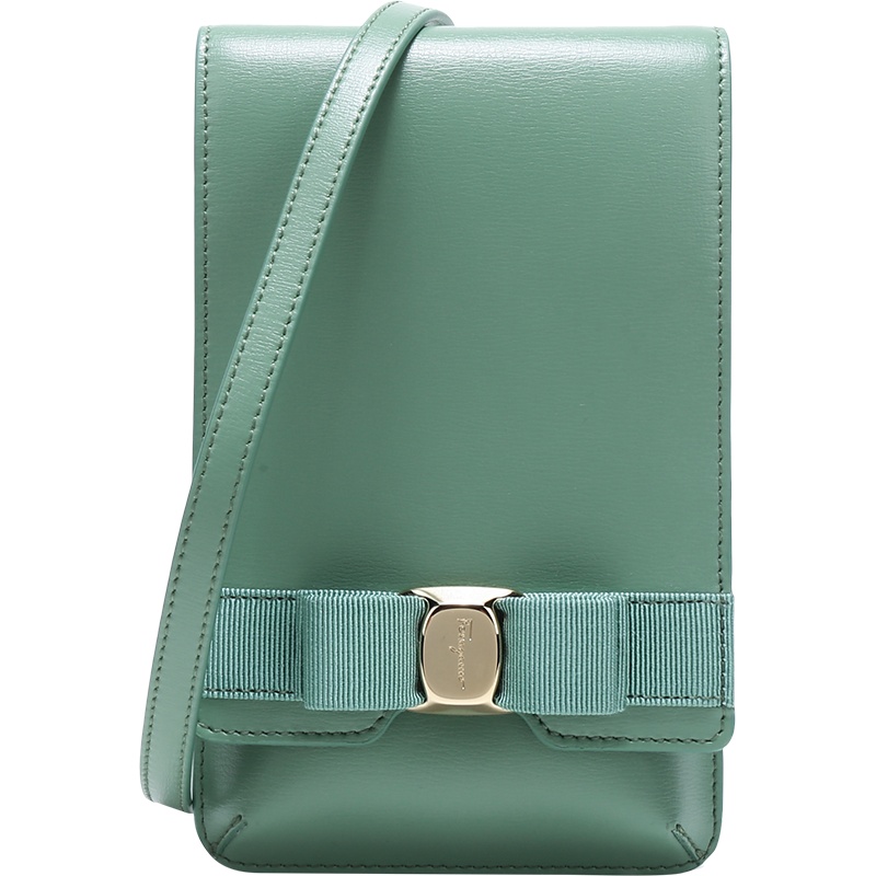 Salvatore Ferragamo 菲拉格慕 女士 皮革单肩斜挎包腰包手拿包手机包 220264