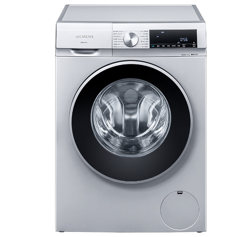 西门子(SIEMENS)10公斤滚筒洗衣机智能除渍防过敏程序BLDC变频电机低耗节能WG52A1X80W