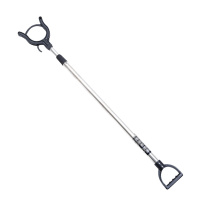 企购优品 伸缩不锈钢防暴防爆钢叉 全长2M