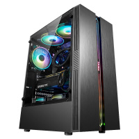 京天(KOTIN)AMD Ryzen 5 3600X/GTX1660/8G/250G+2T定制台式机主机 高端游戏 吃鸡游戏主机 组装电脑