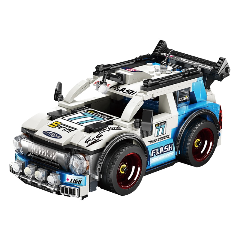 奥迪双钻维思积木手动趣味拼装系列小颗粒儿童玩具男孩女孩生日礼物儿童礼物积木遥控跑车WRC赛车HA389053