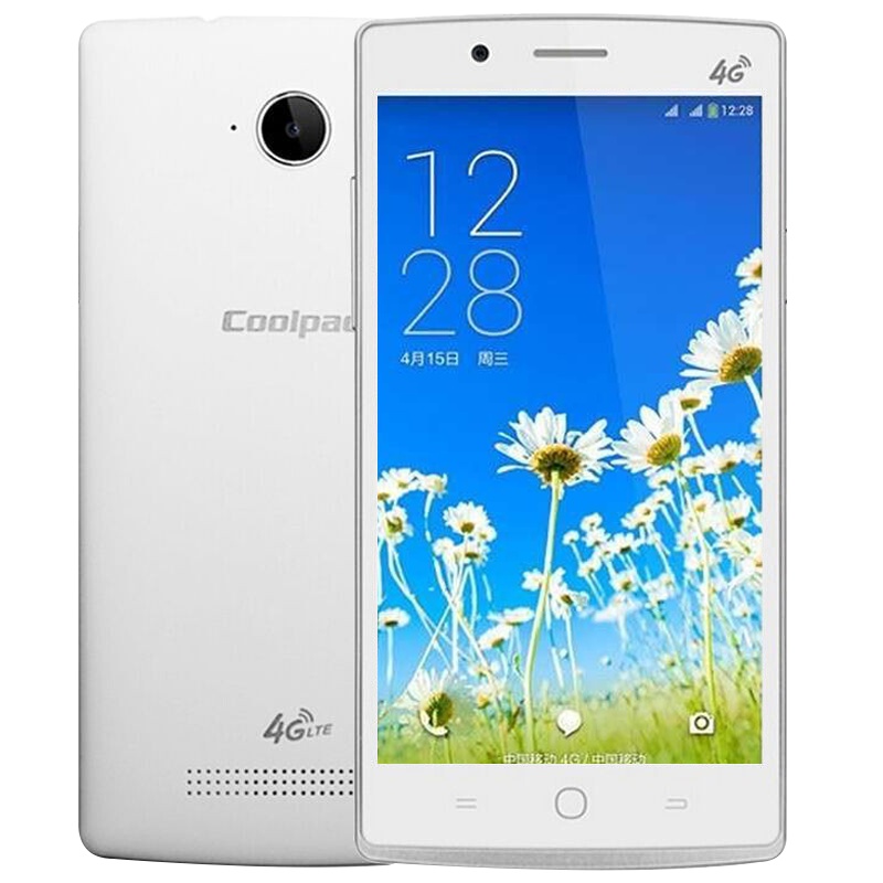 【原封】酷派8712 移动4G 双卡双待（1G运行+8G内存 5.0英寸屏 智能手机 老年人学生备用手机 白色