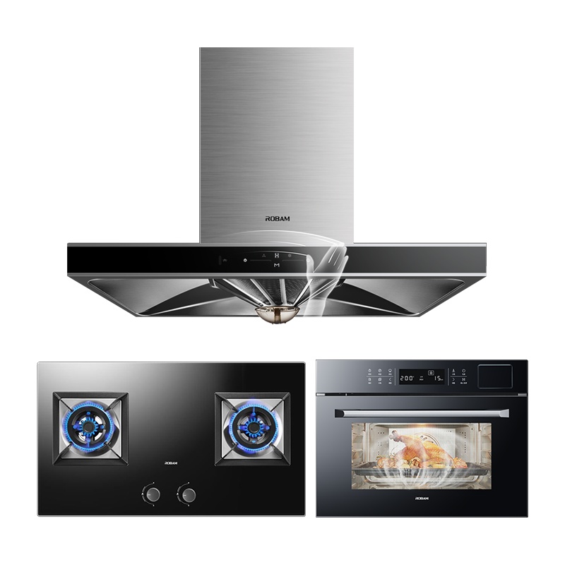 [三件套]老板(ROBAM)烟灶套餐 厨电套装 油烟机灶具 蒸烤一体机 67A5H+36B5X+CQ972X