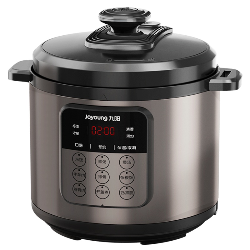 九阳(Joyoung)电压力锅 Y60C-B3521(B) 6L升预约功能 开盖收汁 黄晶内胆 底盘加热电饭锅