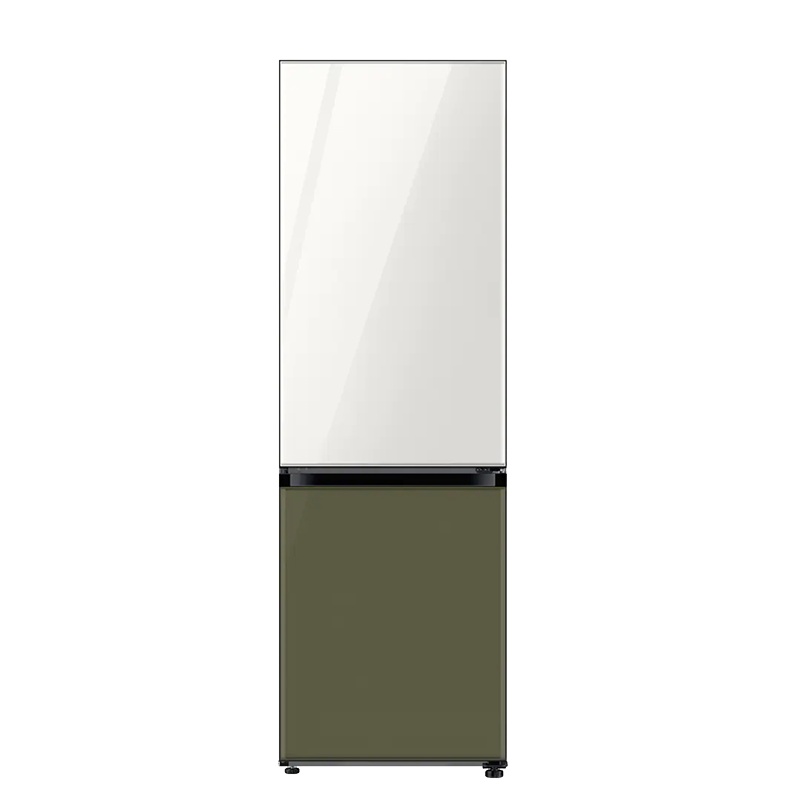 三星(SAMSUNG)333升BESPOKE DIY自由组合嵌入式定制冰箱RB33R300452/SC光晕白+橄榄绿