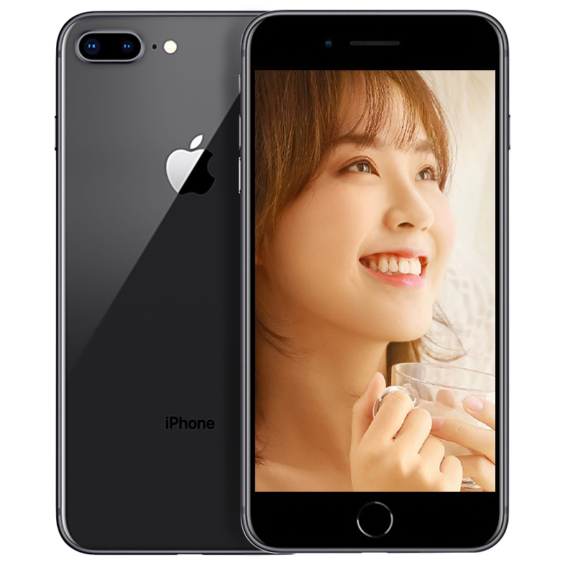 [二手95新]Apple/苹果 iPhone 8Plus 64GB 深空灰 二手手机 苹果8p 国行正品 全网通4G手机