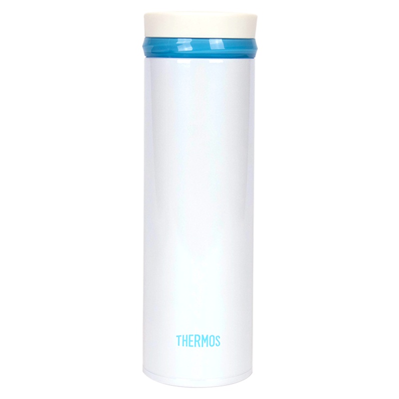 膳魔师(Thermos)不锈钢真空保温随手杯时尚运动杯JNO-351 可爱保温杯 304不锈钢 350ML旅行/通用