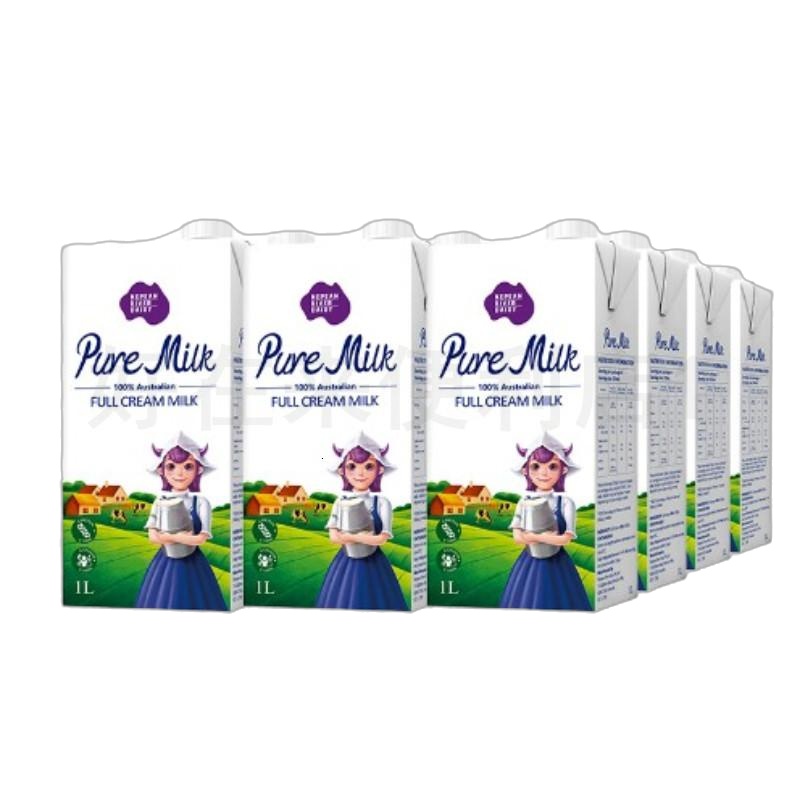 尼平河 全脂 纯牛奶1L*12盒 整箱 德国进口牛奶 1箱