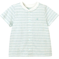 英氏宝宝内衣儿童居家服夏短上衣短裤条纹睡衣儿童T恤184B0331