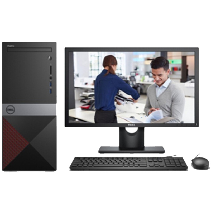戴尔(Dell)成就3671台式机 21.5寸显示器(I5-9400 4G 1T WIN10)