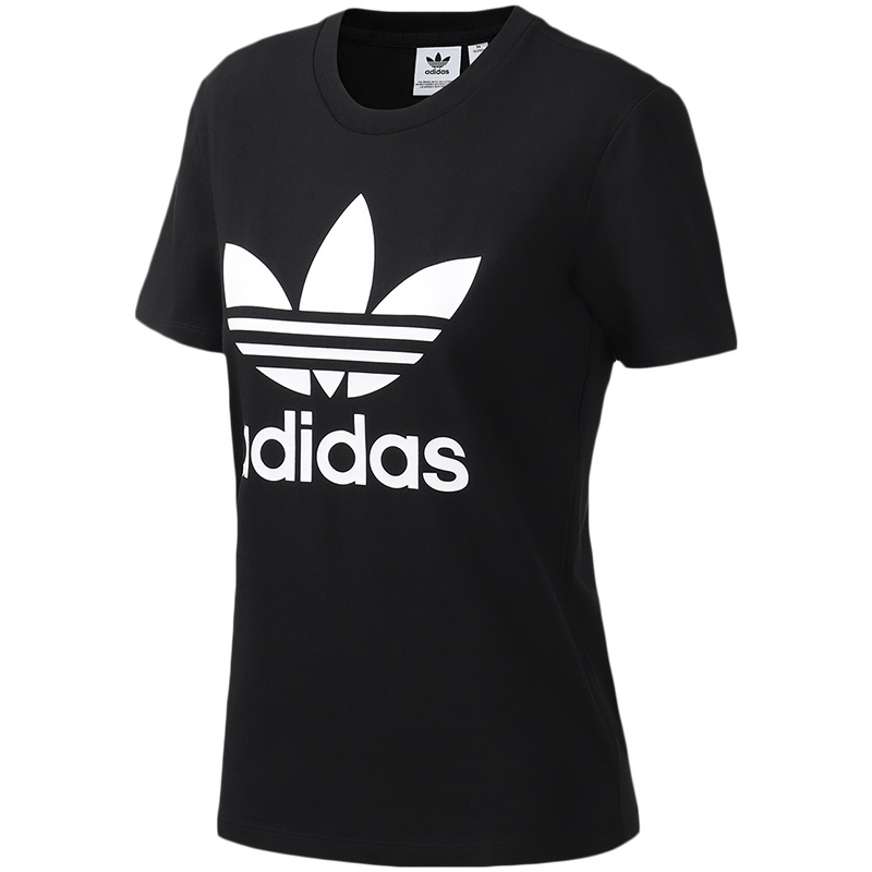 adidas阿迪达斯三叶草女装运动服LOGO款休闲短袖T恤FM3311