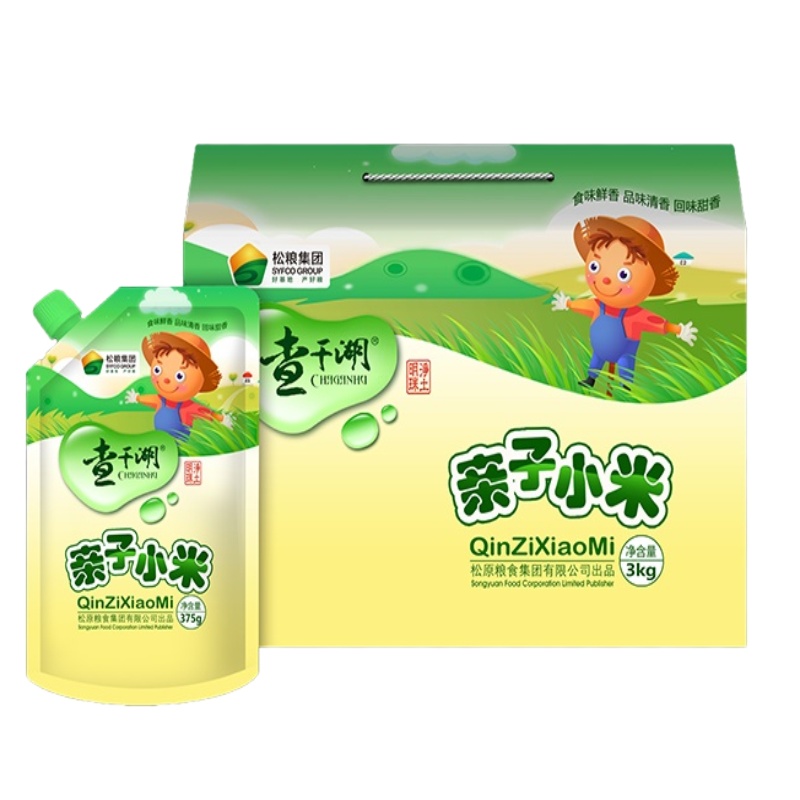 查干湖亲子小米煮粥蒸饭伴侣五谷杂粮早餐粥东北黄小米 3kg