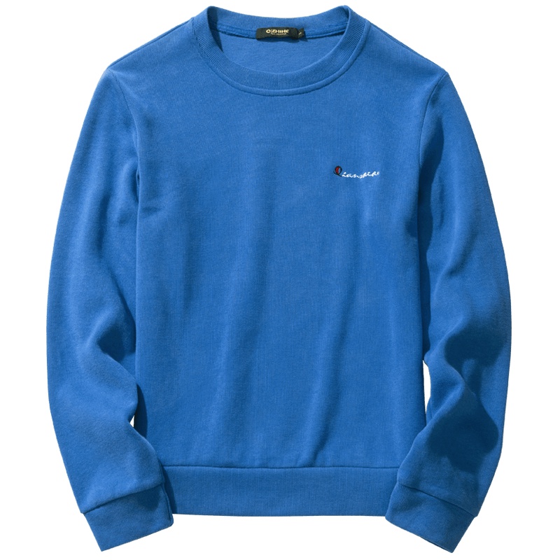 千纸鹤男装上衣打底衫2019新款韩版休闲圆领套头情侣卫衣潮15133